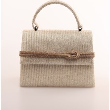 Weembag Çizgili Çupra Saplı Düğüm Şerit Venezia Kadın Çanta