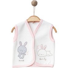 Sweet Famıly Kapitone Yelek Ekru