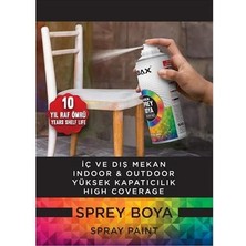 Sibax Akrilik Sprey Boya – 400 ml | Parlak Renkli Hızlı Kuruyan Boya | Metal, Ahşap, Cam, Plastik, Duvar Uyumlu | Tüm Renkler