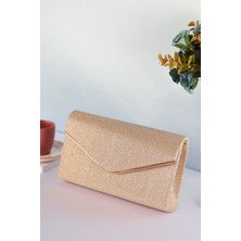 Weembag Çizgili Çupra Biyeli Zarf Venezia Kadın Çanta