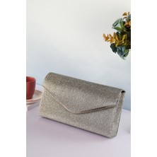 Weembag Çizgili Çupra Biyeli Zarf Venezia Kadın Çanta