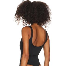 Kadın Çift Kat  Ince Askılı Jarse Bodysuit