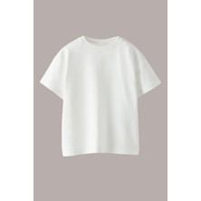 Yeni Sezon Unisex Çocuk Basic Kısa Kollu Pamuklu T-Shirt