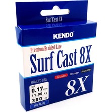 Kendo Surf Cast 8x Fighting 300 mt Örgü Ip ( Ice Blue) 0,13MM