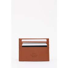 SHAKA Taba SHK68 Unisex Suni Deri Süper Ince Model Kağıt Para Bölmeli Kredi Kartı ve Kartvizitlik Kartlık Cüzdan