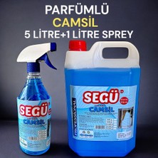 Segü Parfümlü Camsil/ Oto Cam Suyu 5 Litre+ 1 Litre Sprey