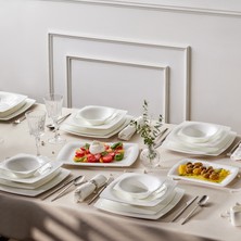 Karaca Fine Pearl Helen 62 Parça 12 Kişilik Yemek Takımı