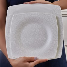 Karaca Fine Pearl Helen 62 Parça 12 Kişilik Yemek Takımı