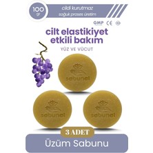 Sabunal Üzüm Sabunu 3 Adet - Cilt Elastikiyet Sabunu
