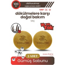 Sabunal Gümüş Sabunu 2 Adet - Saçlar İçin, Hacim, Güç ve Dökülmelere Karşı