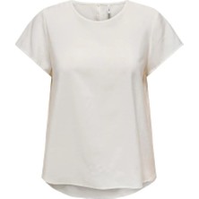 Only Kadın Beyaz O-Neck Top 15339742