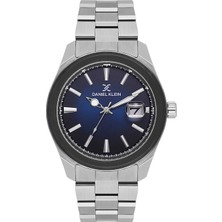 Daniel Klein DK.14068 Erkek Kol Saati Gümüş Içi Mavi Renk