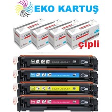 Eko Kartuş Canon I-Sensys MF-745CDW Muadil Toner Seti (CRG-055) çipli