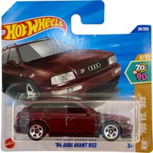 Hot Wheels 1/64 Ölçekli Metal 94 Audi Avant Rs2 Araba Detaylı Tasarım ile Koleksiyonluk