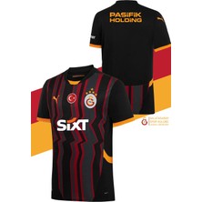 Puma Galatasaray Orijinal Lisanslı 2024/25 Alternatif Siyah Forma Erkek İçin Şık Tasarım