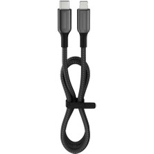27 Watt 3A Usb-C To Lighning 1.2m Hızlı Şarj Kablosu Siyah FC41