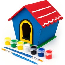 Boyanabilir Ahşap Kuş Evi