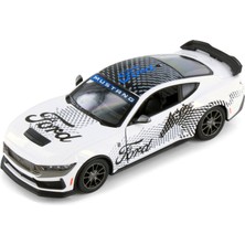 Kinsmart 2024 Ford Mustang Dark Horse Livery Edition Diecast Model Araba