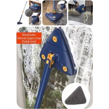 Kendinden Sıkmalı Üçgen Paspas ve Cam Silme Aparatı, Pratik Temizlik Aracı