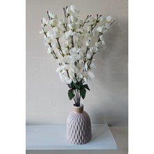 Yapay Bahardalı Japon Kiraz Çiçeği Demeti 7 Dallı 56 cm