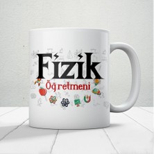 Fizik Öğretmenlerine Özel Öğretmenler Günü Hediyelik Baskılı Kupa