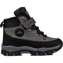 Trend Adımlar Füme Power Kaymaz Taban Yünlü Trekking Çocuk Bot