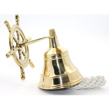 Pirinç Duvara Asmalı Dümenli Çan 3'' 2024