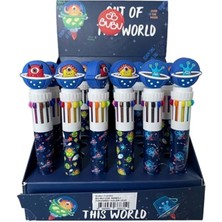 Bu-Bu Cok Renklı Tukenmez Kalem Uzay