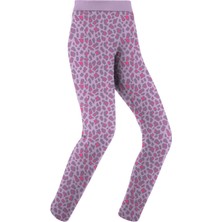 Wedze Çocuk Termal Kayak Taytı - Pembe/leopar Desenli - Bl 500