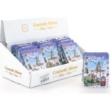 Taşlı Istanbul Tasarımı El Aynası Ince