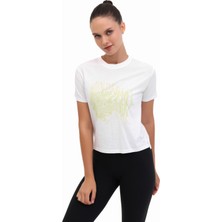 Lumberjack Wl Hoshı 11F214 5fx Beyaz Kadın Kısa Kol T-Shirt