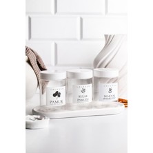 Şeffaf Kavanozda Uzun Beyaz Kulak Pamuğu 200ML
