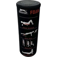 Slazenger Foam Roller Egzersiz Şekilli Siyah
