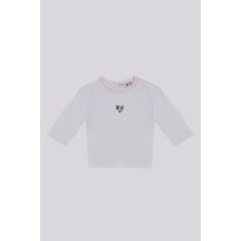 Bg Store Kız Bebek Beyaz Tshirt