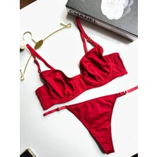 Kırmızı Nefes Alan, Micro Kumaş, Brode Alt Üst Takım