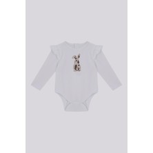 GB Baby Bg Store Kız Bebek Eşofman Takım %95 Pamuk, %5 Elastan Desenli Tasarım ile Şık Seçim