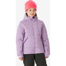 Wedze Çocuk Şişme Kayak Montu - 6/14 Yaş - Pembe/leopar Desenli - 100 Warm
