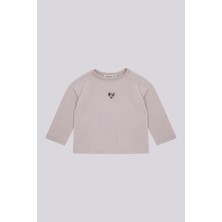 GB Baby Bg Store Kız Bebek Tshirt %100 Pamuk Normal Yaka ve Kol Stili ile 1 Yaş İçin Tasarlandı