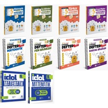 Çanta Yayınları Çanta 2025 5. Sınıf Matematik + Türkçe + Fen + Sosyal Etkinlikli Soru + Defter + İdol Seti 10 Kitap Güncel Müfredat
