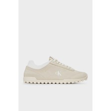 Calvin Klein LOW PROFILE RUNNER MG SUE Krem Kadın Sneaker