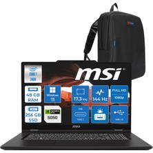 MSI Venturepro 17 A2RWEG-027XTR Aı 2.nesil Core 7 240H 48GB Ddr5 256GB SSD 8GB/RTX5050 Gddr7 45W 17.3" Fhd 144HZ IPS WIN11PRO Gaming BILG.Z027XTRP11+ZETTAÇANTA