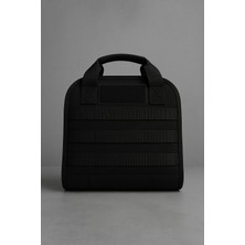 Çift Bölmeli Siyah Tabanca Çantası