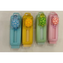 Kaplumbağa Figürlü 4 Adet Sürgülü Silgi AD15578