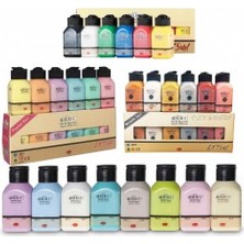 Artdeco Akrilik Boya 26x75ml Pastel + Canlı + Metalik (Smoky Past