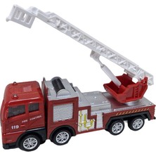 Iitfaiye Aracı Dönebilen Kabin Sürtmeli Açılabilir Merdivenli 25 cm Fire Truck