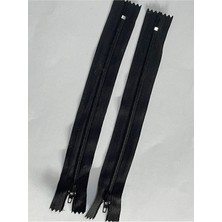 18 cm Fermuar (75 Adet) Siyah-Lacivert-Beyaz