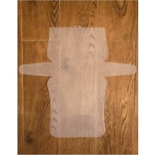 Çanta Şeklinde Plastik Kanvas 45 cm