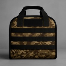 Çift Bölmeli Kamuflaj Tabanca Çantası