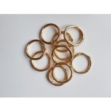 Yaylı Halka 2.5 cm Altın Rengi 10 Lu Paket