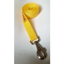Köpek Gezdirme Kayışı Uzunluk 1.50 cm Genişlik 2.5 cm Renk Sarı